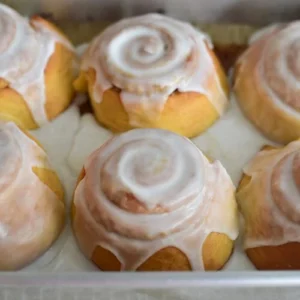 sweet glazed rolls