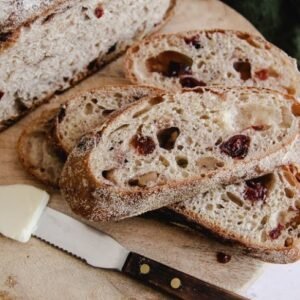 cranberry walnut sourdough